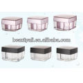 5ml 10ml 15ml 30ml 50ml 100ml Carré Acrylique Cosmétiques Crème Jar